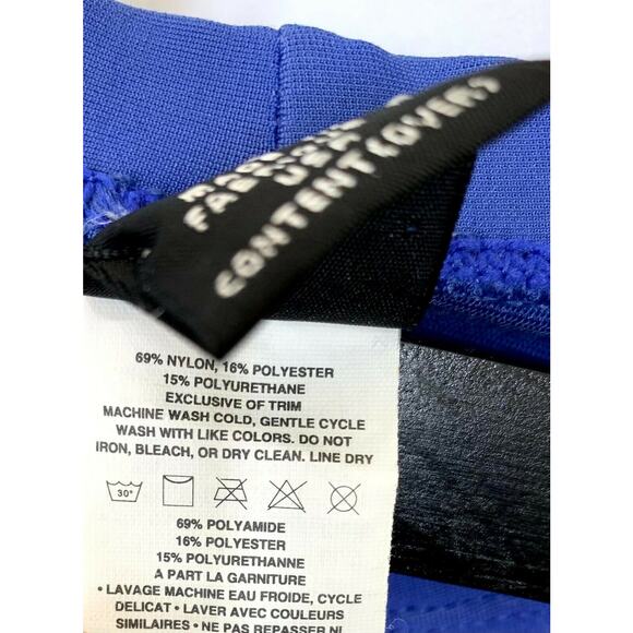 Women’s Purple Elastic High Waisted Spandex Shorts Size Small - Picture 4 of 5